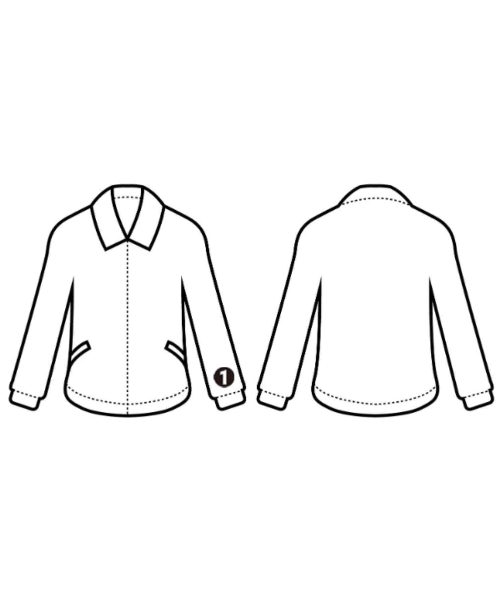 cacharel（キャシャレル）カジュアルジャケット 青 サイズ:36(XS位) レディース/2200612627086