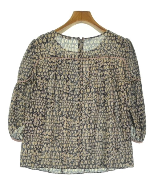 cacharel（キャシャレル）ブラウス 紺 サイズ:34(XXS位) レディース/2200613235136