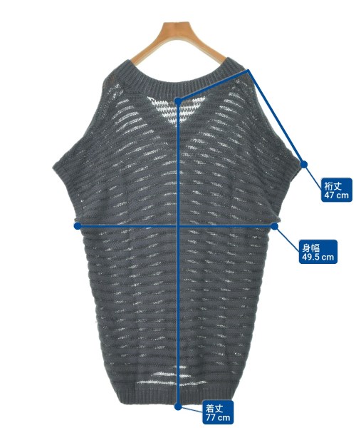 cacharel（キャシャレル）ベスト 青 サイズ:F レディース/2200659913029