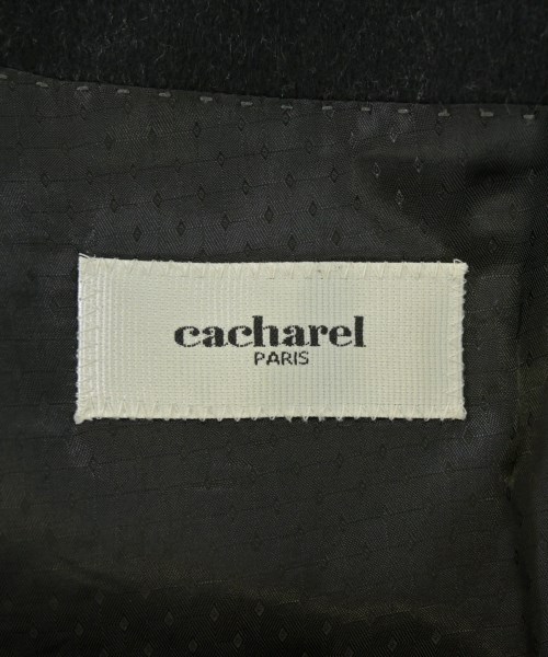 cacharel（キャシャレル）チェスターコート 黒 サイズ:52(XXL位) メンズ/2200731320011