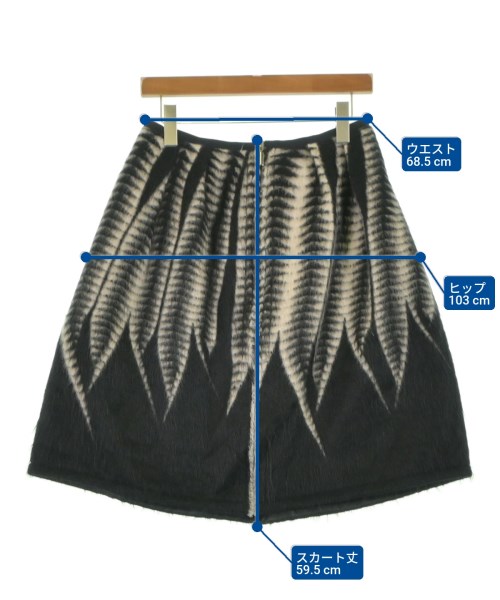 MAURIZIO PECORARO（マウリッツィオ　ペコラーロ）ロング・マキシ丈スカート 黒 サイズ:-(M位) レディース/2200624458081