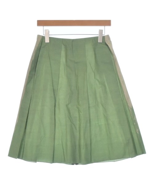 MAURIZIO PECORARO(マウリッツィオ　ペコラーロ)ひざ丈スカート 緑 サイズ:40(M位)/2200669483055