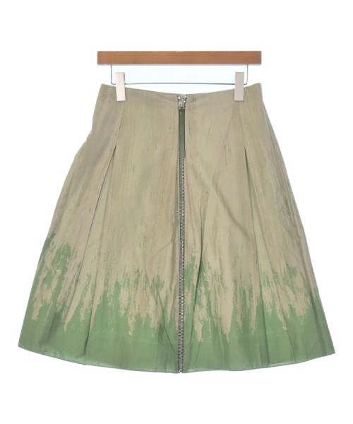 MAURIZIO PECORARO（マウリッツィオ　ペコラーロ）ひざ丈スカート 緑 サイズ:40(M位) レディース/2200669483055