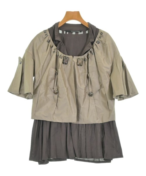 MAURIZIO PECORARO(マウリッツィオ　ペコラーロ)Tシャツ・カットソー 茶 サイズ:40(M位)/2200679023067