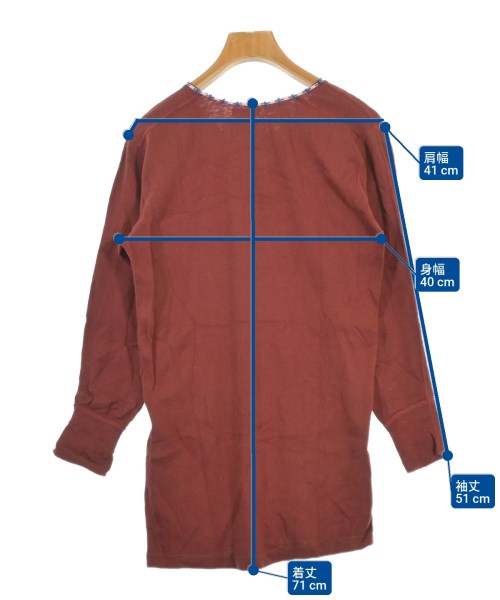 MARC.LE.Bihan（マーク　ルビアン）Tシャツ・カットソー 赤 サイズ:S レディース/2200665893421