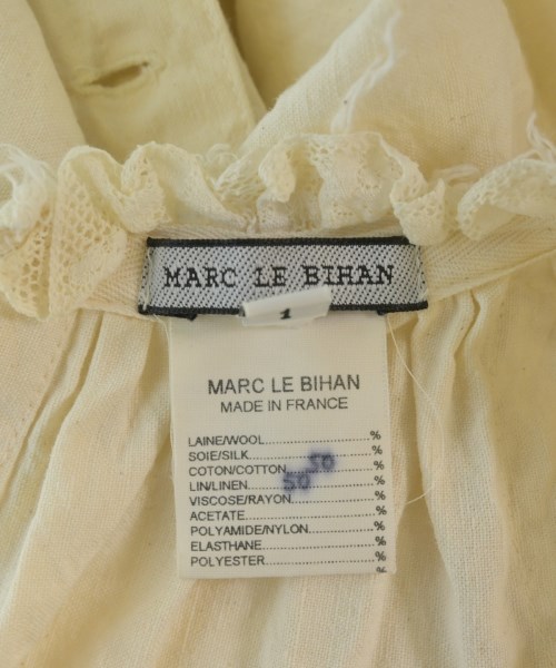 MARC.LE.Bihan（マーク　ルビアン）ブラウス 白 サイズ:1(S位) レディース/2200687035106
