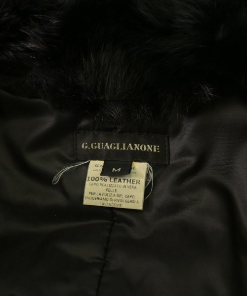 G･GUAGLIANONE（ジャンニガリアノーネ）ライダース 黒 サイズ:M メンズ/2200632090013