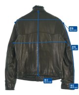 G･GUAGLIANONE（ジャンニガリアノーネ）ライダース 黒 サイズ:M メンズ/2200632090013