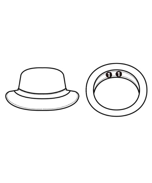 JACQUES LE CORRE（ジャック　ル　コー）ハット 黒 サイズ:- レディース/2200637716086