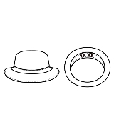 JACQUES LE CORRE（ジャック　ル　コー）ハット 白 サイズ:- レディース/2200637716093