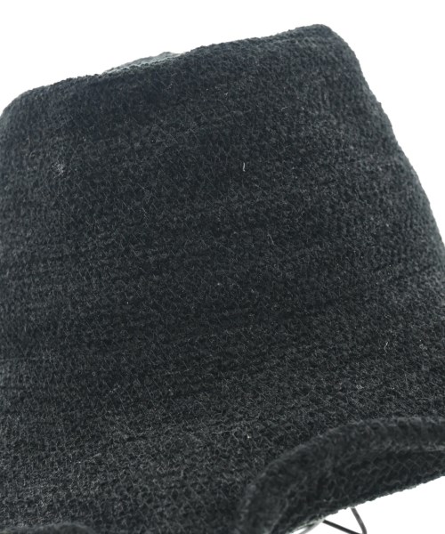 JACQUES LE CORRE（ジャック　ル　コー）ストローハット 黒 サイズ:- レディース/2200612814042