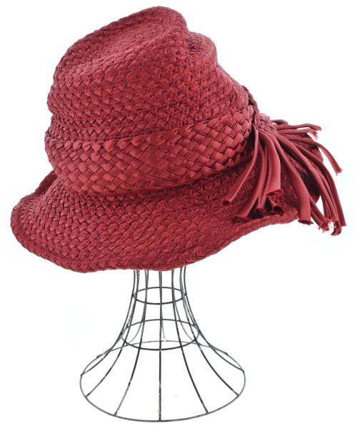 JACQUES LE CORRE（ジャック　ル　コー）ハット 赤 サイズ:- レディース/2200620928045