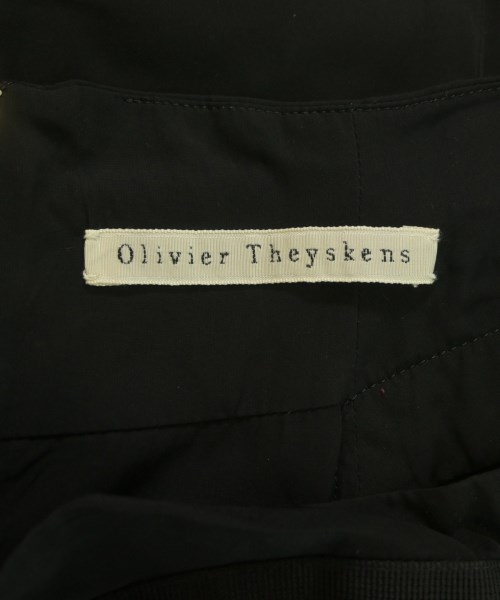 Olivier Theyskens（オリヴィエ　ティスキンス）ひざ丈スカート 黒 サイズ:36(XS位) レディース/2200655567585