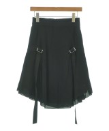 Olivier Theyskens（オリヴィエ　ティスキンス）ひざ丈スカート 黒 サイズ:36(XS位) レディース/2200655567585