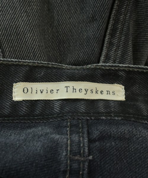Olivier Theyskens（オリヴィエ　ティスキンス）デニムパンツ 黒 サイズ:36(XS位) レディース/2200644989022