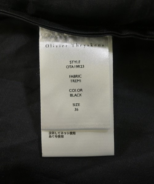 Olivier Theyskens（オリヴィエ　ティスキンス）ワンピース 黒 サイズ:36(XS位) レディース/2200683845044