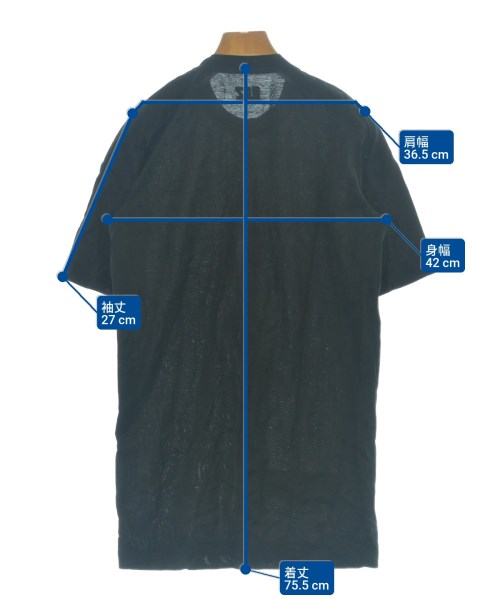 LUTZ（ルッツ）Tシャツ・カットソー 黒 サイズ:40(M位) レディース/2200696809835