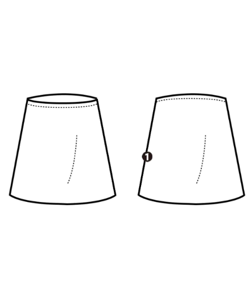 MARKUS LUPFER（マーカスルーファー）ひざ丈スカート 黒 サイズ:S レディース/2200626707064