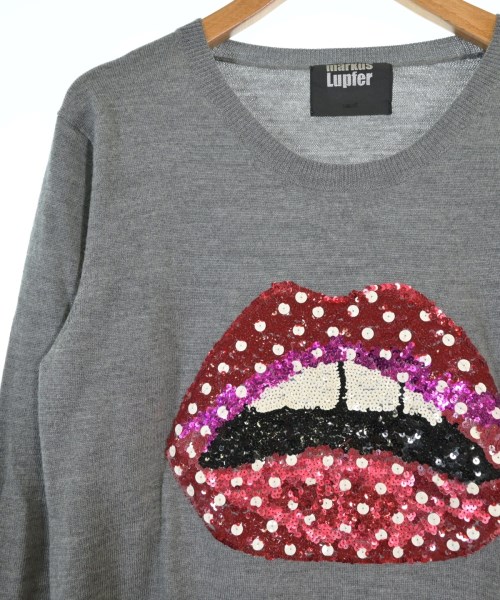 MARKUS LUPFER（マーカスルーファー）ニット・セーター グレー サイズ:S レディース/2200658095023