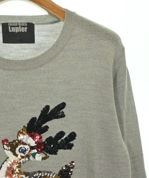 MARKUS LUPFER（マーカスルーファー）ニット・セーター グレー サイズ:S レディース/2200658095191