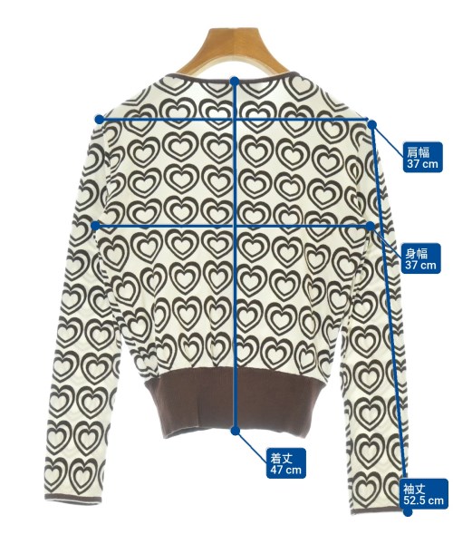 ANNA MOLINARI COUTURE（アンナ　モリナーリ　クチュール）カーディガン 白 サイズ:-(S位) レディース/2200655327028