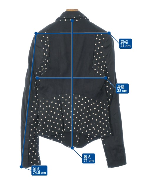 Haider Ackermann（ハイダー　アッカーマン）カジュアルジャケット 黒 サイズ:40(M位) レディース/2200654603024