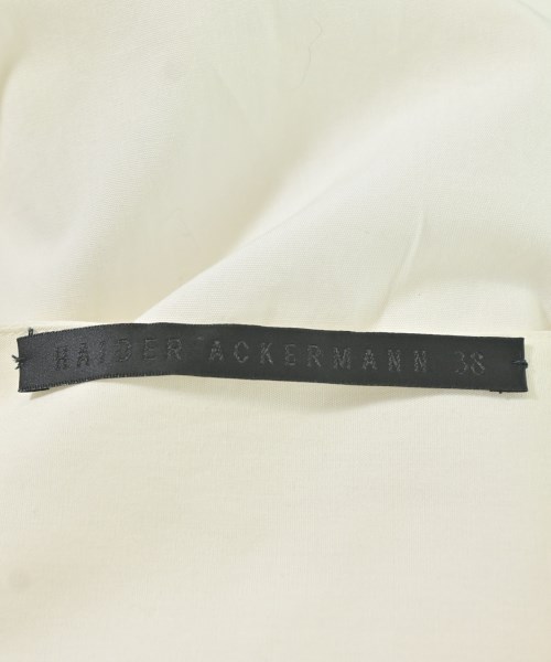 Haider Ackermann（ハイダー　アッカーマン）カジュアルシャツ 白 サイズ:38(S位) メンズ/2200715373071