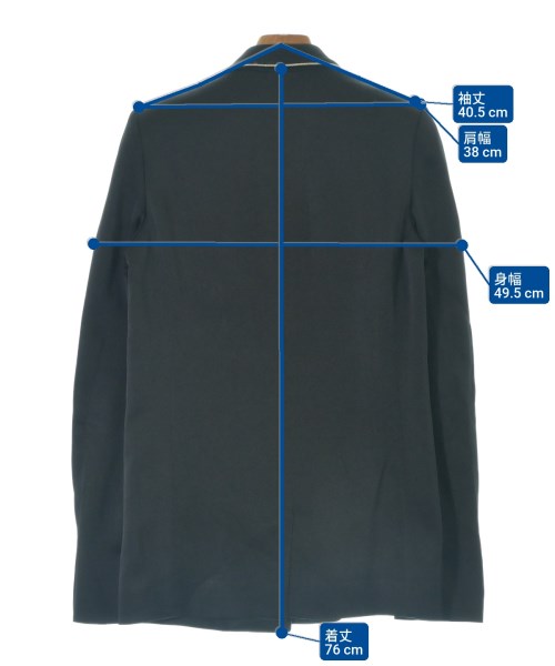 Haider Ackermann（ハイダー　アッカーマン）ジャケット 黒 サイズ:34(XXS位) レディース/2200683413137