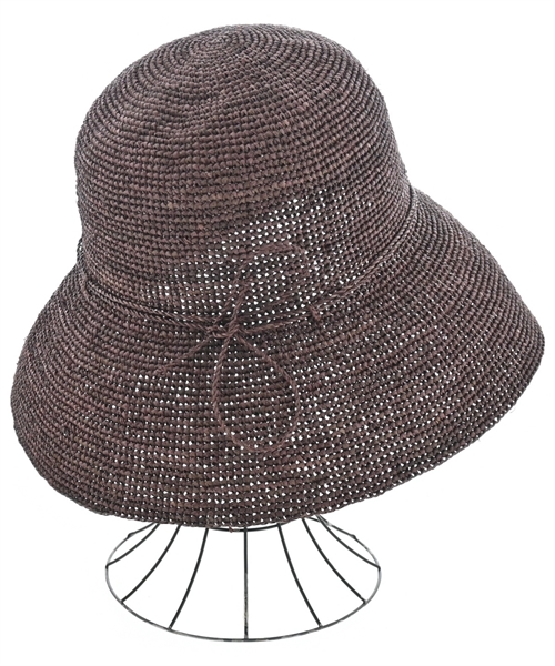 HELEN KAMINSKI（ヘレンカミンスキー）ストローハット 茶 サイズ:- レディース/2200662496229