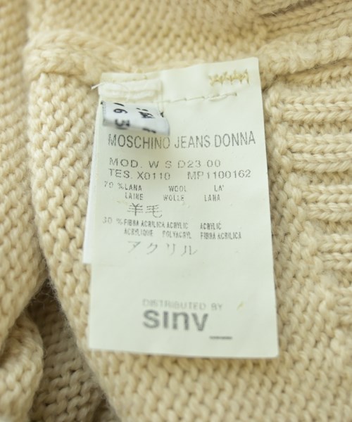 MOSCHINO JEANS（モスキーノ　ジーンズ）ニット・セーター ベージュ サイズ:40(M位) レディース/2200614353013