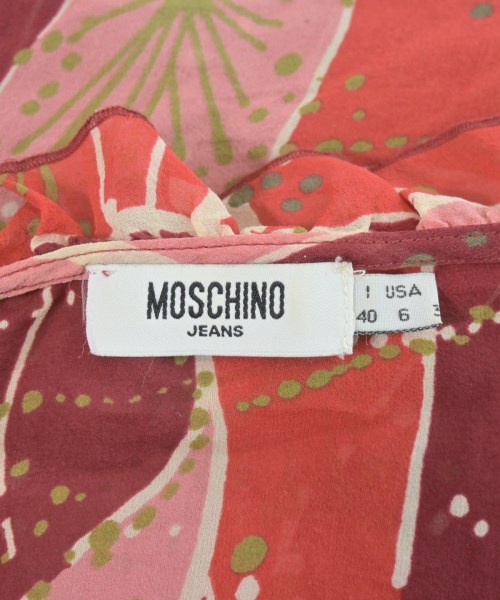 MOSCHINO JEANS（モスキーノ　ジーンズ）ブラウス 赤 サイズ:40(M位) レディース/2200700247028