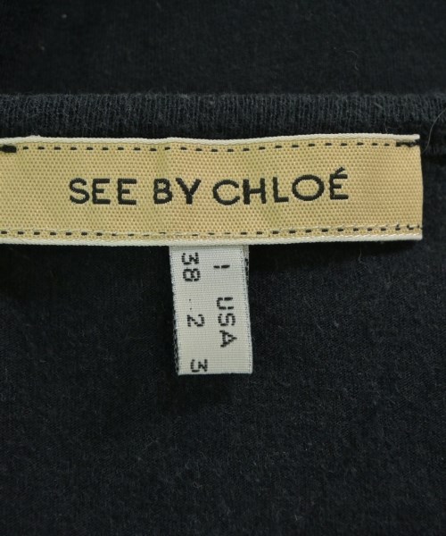 See By Chloe（シー　バイ　クロエ）Tシャツ・カットソー 黒 サイズ:38(S位) レディース/2200632320745