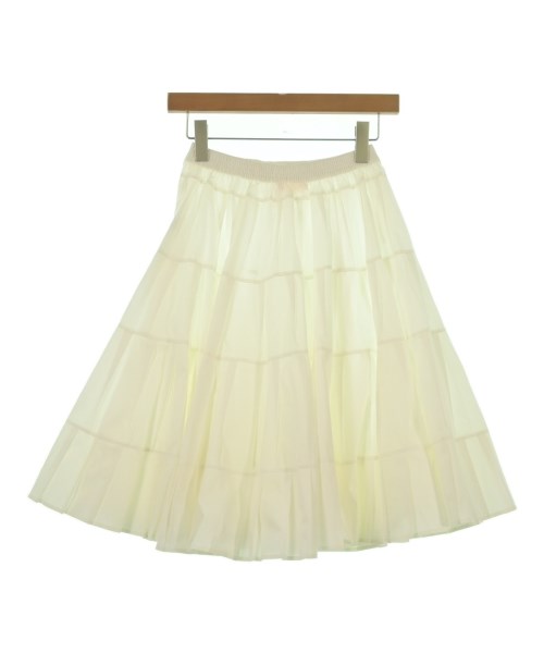 See By Chloe（シー　バイ　クロエ）ひざ丈スカート 白 サイズ:34(XXS位) レディース/2200620175074