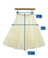 See By Chloe（シー　バイ　クロエ）ひざ丈スカート 白 サイズ:34(XXS位) レディース/2200620175074