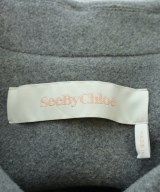 See By Chloe（シー　バイ　クロエ）ピーコート グレー サイズ:34(XXS位) レディース/2200637692014