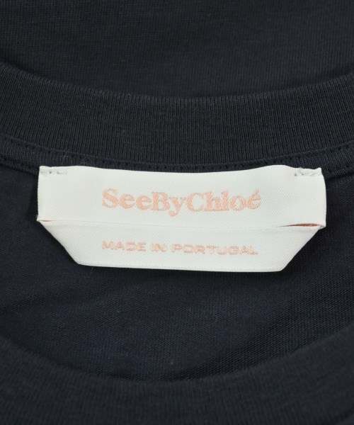 See By Chloe（シー　バイ　クロエ）Tシャツ・カットソー 紺 サイズ:S レディース/2200621755237