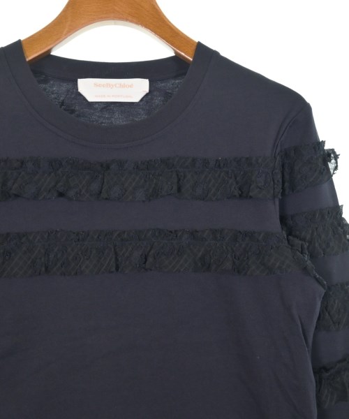 See By Chloe（シー　バイ　クロエ）Tシャツ・カットソー 紺 サイズ:S レディース/2200621755237