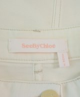 See By Chloe（シー　バイ　クロエ）ひざ丈スカート 白 サイズ:36(XS位) レディース/2200623932018