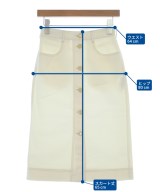 See By Chloe（シー　バイ　クロエ）ひざ丈スカート 白 サイズ:36(XS位) レディース/2200623932018