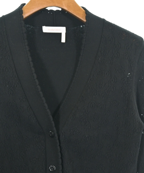 See By Chloe（シー　バイ　クロエ）カーディガン 黒 サイズ:S レディース/2200638548013