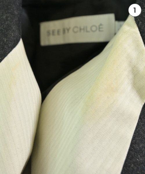 See By Chloe（シー　バイ　クロエ）カジュアルジャケット グレー サイズ:38(S位) レディース/2200639349022