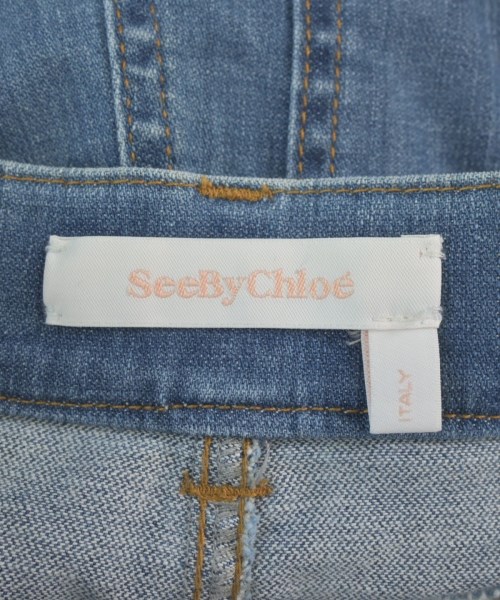 See By Chloe（シー　バイ　クロエ）デニムパンツ 青 サイズ:36(XS位) レディース/2200622015194