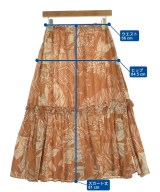 See By Chloe（シー　バイ　クロエ）ロング・マキシ丈スカート オレンジ サイズ:34(XXS位) レディース/2200639557229