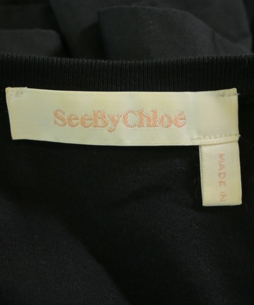 See By Chloe（シー　バイ　クロエ）Tシャツ・カットソー 黒 サイズ:XS レディース/2200640269043