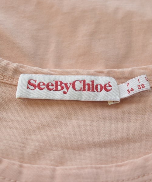 See By Chloe（シー　バイ　クロエ）Tシャツ・カットソー ピンク サイズ:38(S位) レディース/2200628182074