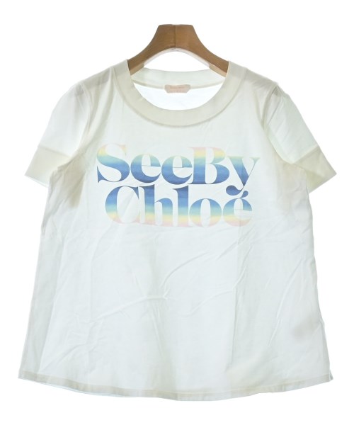 See By Chloe(シー　バイ　クロエ)Tシャツ・カットソー 白 サイズ:S/2200640524043