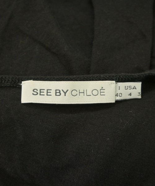 See By Chloe（シー　バイ　クロエ）ノースリーブ 黒 サイズ:36(XS位) レディース/2200614214109