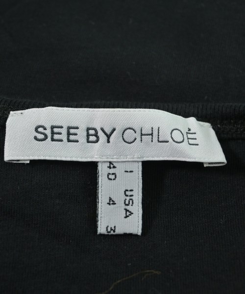 See By Chloe（シー　バイ　クロエ）Tシャツ・カットソー 黒 サイズ:40(M位) レディース/2200641752049
