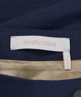 See By Chloe（シー　バイ　クロエ）ミニスカート 紺 サイズ:36(XS位) レディース/2200633666095