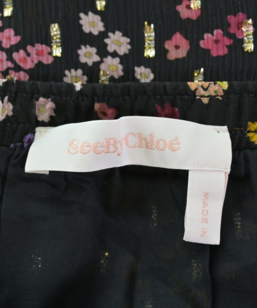 See By Chloe（シー　バイ　クロエ）ひざ丈スカート 黒 サイズ:36(XS位) レディース/2200633666156